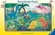 Puslespill 15 Baby Dinosaurvenner Ravensburger