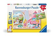 Puslespill 2X12 Magisk Vennskap Ravensburger