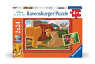 Puslespill Løvenes Konge 2X24P Ravensburger