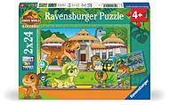 Puslespill 2x24 Jurassic World Ravensburger