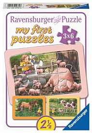 Puslespill 3x6 Utforske Farmen Ravensburger