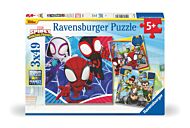 Puslespill 3X 49 Spideys Eventyr Ravensburger