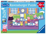 Puslespill 2x24 Peppa Pig Ravensburger