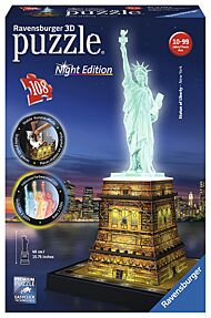 Puslespill 108 3D Statue Of Liberty Ravensburger