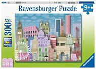 Puslespill 300 Kart Over Europa Ravensburger