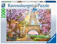 Puslespill 1500 Romantikk Paris Ravensburger