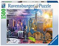 Puslespill 1500 New York Skyline Ravensburger