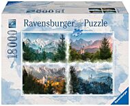 Puslespill 18000 Slott Neuschwanstein Ravensburger