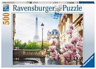 Puslespill 500 Vår i Paris Ravensburger