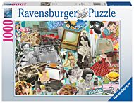 Puslespill 1000 50-Tallet Ravensburger