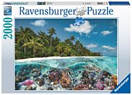 Puslespill 2000 Over Og Under Vann Ravensburger