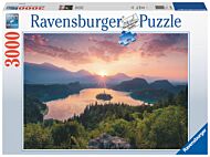 Puslespill 3000 Lake Bled Slovenia Ravensburger