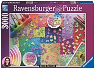 Puslespill 3000 Puzzles On Puzzles Ravensburger