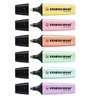 Stabilo Boss Pastell 6-Pk