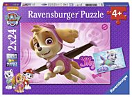 Puslespill 2X24 Paw Patrol Skye & Eve Ravensburger