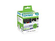 Etikett Dymo adresse 89x36mm stor hvit(2x260)