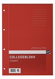 Collegeblokk A4 Emo linjert 80bl 60g (2)