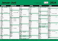 Kalender 2024 7.Sans Kontorkalender enkel A3 m/lin