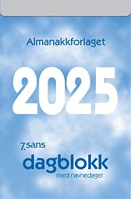 Kalender 2025 7.Sans Dagblokk, Stor