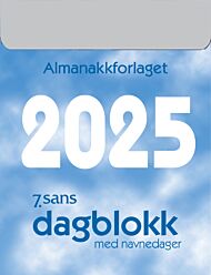 Kalender 2025 7.Sans Dagblokk Liten