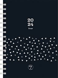 Kalender 2025 7.Sans Year Classic A5 Spiralisert