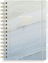 Kalender Organizer & Notes marmor 2025