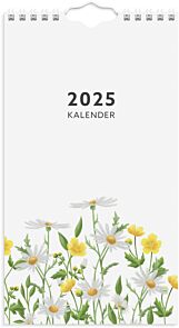 Veggkalender Grieg Blomster Mini 2025