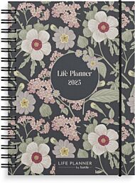 Ukekalender Life Planner Floral 2025 A6