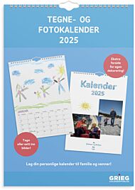 Tegne/Fotokalender GRIEG 2025