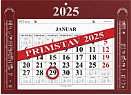 Magnetkalender Grieg Primstav rød 2025