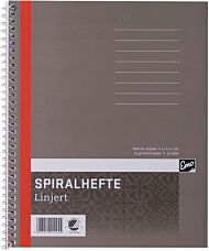 Spiralhefte Emo 17x21cm 70g 50bl linjer