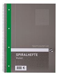 Spiralhefte Emo A4 70g 80 blad ruter