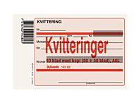 Kvittering A6L m/1 kopi 2x50 blad