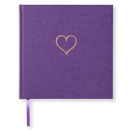 Journal Heart Lilla