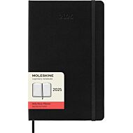 Kalender Moleskine 2025 Hard L Dag Sort