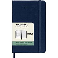 Kalender Moleskine 24/25 18m Hard P Uke Blå