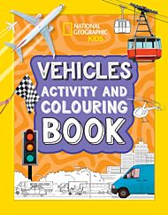 Vehicles Activity and Colouring Book