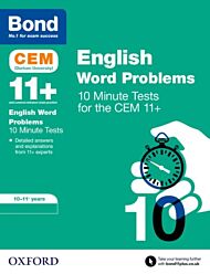 Bond 11+: CEM English Word Problems 10 Minute Tests: Ready for the 2024 exam