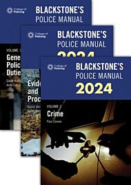 Blackstone's Police Manuals Three Volume Set 2024