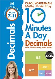 10 Minutes A Day Decimals, Ages 7-11 (Key Stage 2)