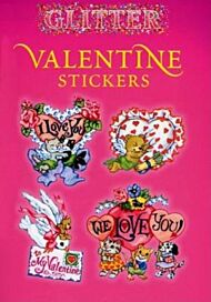 Glitter Valentine Stickers