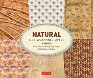 All Natural Gift Wrapping Papers 6 sheets