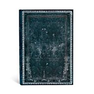 Midnight Steel Midi Lined Hardcover Journal (Elastic Band Closure)