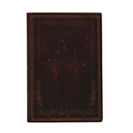 Black Moroccan Bold Mini Lined Softcover Flexi Journal (176 pages)