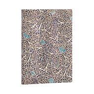 Granada Turquoise (Moorish Mosaic) Midi Unlined Journal