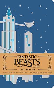 Fantastic Beasts and Where to Find Them: City Skyline Hardcover Ruled Notebook