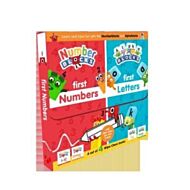 Numberblocks and Alphablocks: My First Numbers and Letters Set (4 wipe-clean books with pens include