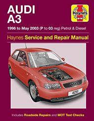 Audi A3 Petrol & Diesel (96 - May 03) Haynes Repair Manual