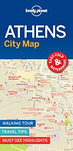 Lonely Planet Athens City Map