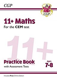 11+ CEM Maths Practice Book & Assessment Tests - Ages 7-8 (with Online Edition): perfect preparation